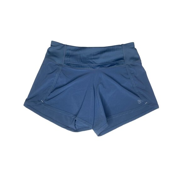 Free Fly Womens Performance Athletic Shorts XS Blue Bamboo Hidden Pocket Gym Act - Picture 1 of 9
